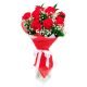 Ramo de 8 rosas rojas